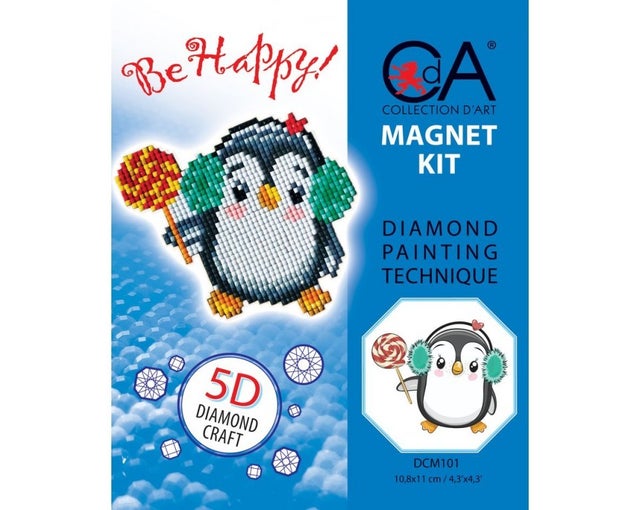 Ice Cream Diamond Painting Magnets Set - 8Pcs